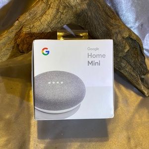 Google Home Mini. Chalk color.  Brand new never opened.